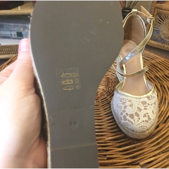 Anthropologie Espadrille Wedge Shoes SZ 7 - Picture 4 of 7